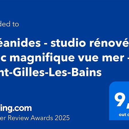 Oceanides - Studio Renove Avec Magnifique Vue Mer - Saint-Gilles-Les-Bains Exterior photo
